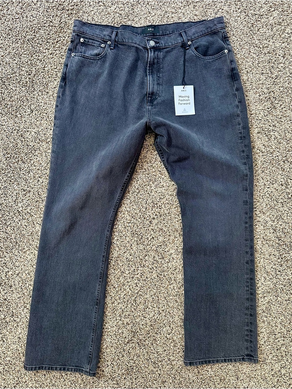 Able Women’s Black Straight Jeans